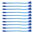 10 Pcs 1 Female To 2 Male Rca Y Splitter Cable Subwoofer Aux Input Car Stereo Audio Cord Adapter 