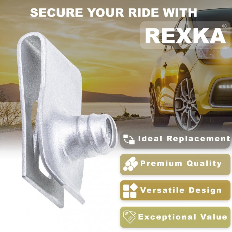 Rexka 30pcs M4 2 Multi-purpose Extruded U Nuts For Ford W707291-s439 Gm 11516397 Buick Enclave Encore Regal Cadillac Ct6 Elr
