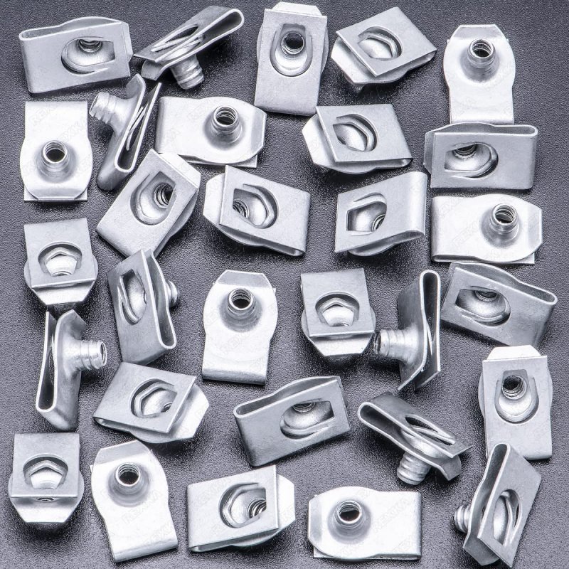 Rexka 30pcs M4 2 Multi-purpose Extruded U Nuts For Ford W707291-s439 Gm 11516397 Buick Enclave Encore Regal Cadillac Ct6 Elr