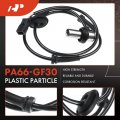 A-premium Abs Wheel Speed Sensor Compatible With Audi Models 80 1988-1995 A4 1997-1998 Coupe 1990-1991 Rear Driver Or Passenger