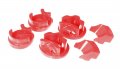 Prothane 8-1906 Red All 3 Motor Mount Insert Kit 