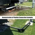 Complete Rv Sewer Hose Kit For 3 In Pvc Pipe Camper Waste Plumbing System With Adapters 90 Degrees Elbow And Clear Extension