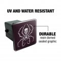 Creepy Bone Skeleton Spider Tow Trailer Hitch Cover Plug Insert