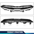 Front Upper Grille Grill W Chrome Trim For Kia Forte 2019-2020 Parrilla Para Replacement 86350m7010 86350m6000 Chrome Black