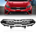 Front Upper Grille Grill W Chrome Trim For Kia Forte 2019-2020 Parrilla Para Replacement 86350m7010 86350m6000 Chrome Black