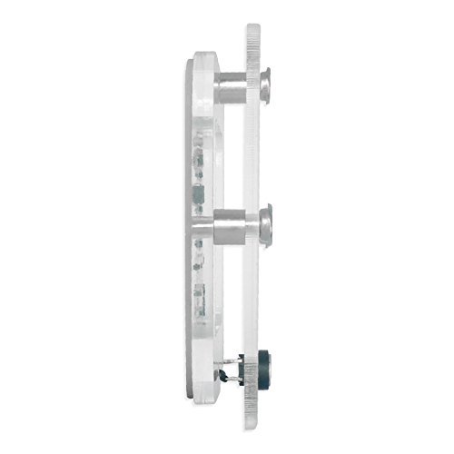 Rv Interior Led Ceiling Light Fixture 12v Panel With Crystal Acrylic Lens And Switch Cool White Lighting 3 5in