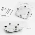 Rv Interior Led Ceiling Light Fixture 12v Panel With Crystal Acrylic Lens And Switch Cool White Lighting 3 5in