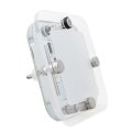 Rv Interior Led Ceiling Light Fixture 12v Panel With Crystal Acrylic Lens And Switch Cool White Lighting 3 5in 