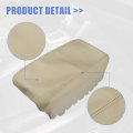 X Autohaux Beige Microfiber Leather Armrest Protector Cover Pad Replacement For Jeep Grand Cherokee 2011-2017