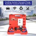 Coolant Vacuum Refill Kit Systemer Purge Tool Radiator Auto Cooling Refill With Carrying Case