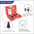 Coolant Vacuum Refill Kit Systemer Purge Tool Radiator Auto Cooling Refill With Carrying Case