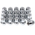 Wheel Lug Nuts M12x1 5 Thread Closed End Lugs For 2015-2019 Lincoln Mkc 2012-2016 Mkz 2018-2020d Ecosport 2011-2019 For Ford