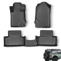 Floor Mats Tpe Replacement For Bronco 2 Door 2021 2026 3 Piece Set Black Front And Rear Vehicle Specific Fit 