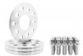 4pc Staggered Wheel Spacers 5x112 3 Mm 12 Thick 66 56 Hub Centric Chrome Ball Seat Bolts 09-2019 A4 A5 A6 A7 A8 All Road S4 S5 