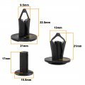Uxcell 9mm X 8mm Plastic Rivet Fastener Fender Car Bumper Push Clip 30pcs