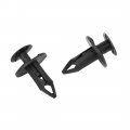 Uxcell 9mm X 8mm Plastic Rivet Fastener Fender Car Bumper Push Clip 30pcs