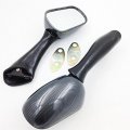 Xkh- Motorcycle Replacement Racing Mirror Compatible With Honda Cbr 600 F2 F3 900 Rr Cbr1000f Vfr800f Carbon B00y44idwu