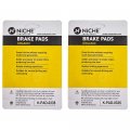 Niche Brake Pad Set For Ktm 1125 250 300 450 200 520 525 Husqvarna 75013090000 Rear Organic 2 Pack
