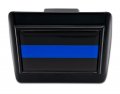 Elektroplate Police Thin Blue Line Flag All Metal Black Hitch Cover For Trucks And Suvs Fits Standard 2 Trailer Receivers