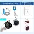 J1772 Extension Cable For Ev Charging 16ft 32a Waterproof Sunlight Proof Abrasion With Storage Bag