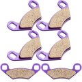 3 Pair Carbon Fiber Brake Pads For Polaris Sportsman Xp 850 500 And 550 Front Rear Fa475 