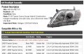 Left Driver Side Halogen Headlight Assembly Compatible With 2007-2009 Toyota Camry Sedan 4-door 2 4l 4-cylinder Naturally
