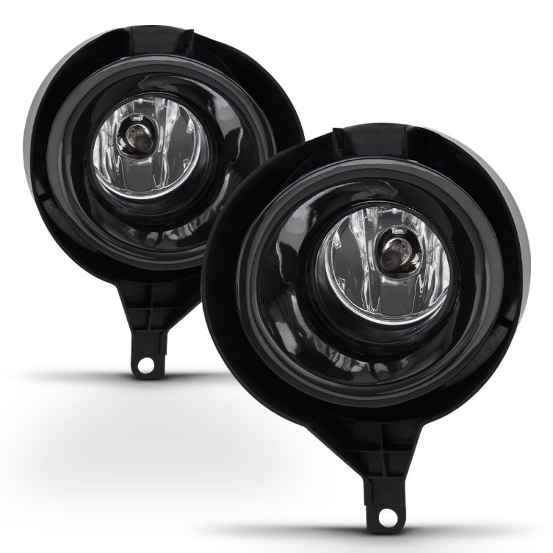 Oe-style Front Fog Light Driving Lamp Housing Assembly For 2005-2021 Nissan Frontier Chrome Bumper Model Driver Passenger Side