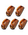 5x Amber Top Roof Running Lights Cab Marker Clearance Side Trailer Forord 250 350 F 450 F 550 Super Duty 2017 2019 Waterproof 