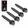 4pcs Ignition Coil 5pw-82310-00-00 5vy-82310-00-00 2c0-82310-00-00 For Yamaha Yzf R6 2006-2007 R1 2002-2006 Fz1 2006-2014 Vmax