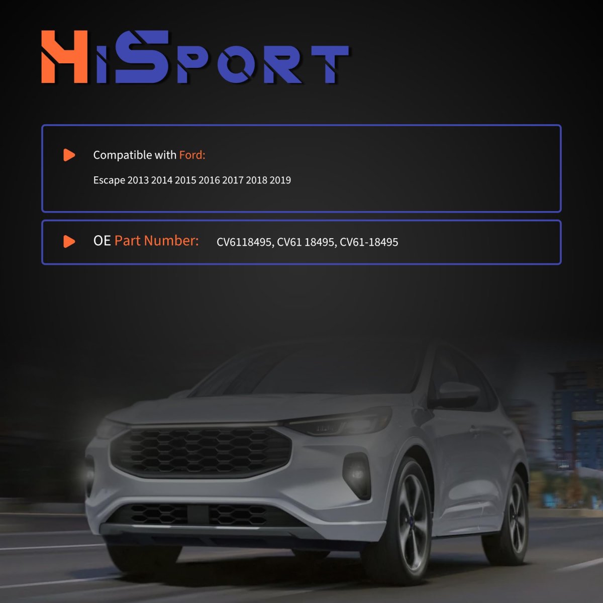 Cv6118495 Engine Heater Control Valve Solenoid Ford Escape 2013 2014 2015 2016 2017 2018 2019 Hsppxssb Replacement For Cv61