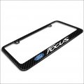 Ipick Image Made For Ford Focus Black Real 3k Carbon Fiber Glossy Finish License Plate Frame