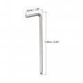 Uxcell 3 16 Ball End Hex Key Wrench L Shaped Long Arm Cr-v Repairing Tool