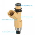 X Autohaux 4pcs 16611-aa680 Fuel Injector Nozzle Replacement For Subaruester Impreza 2 5l005-2010 For Outback Legacy 2