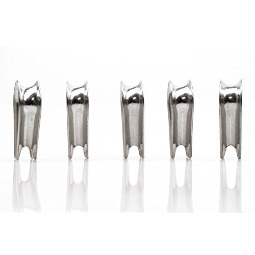 M10 304 Stainless Steel 3 8a Diameter Wire Rope Cable Thimbles Rigging 5pcs
