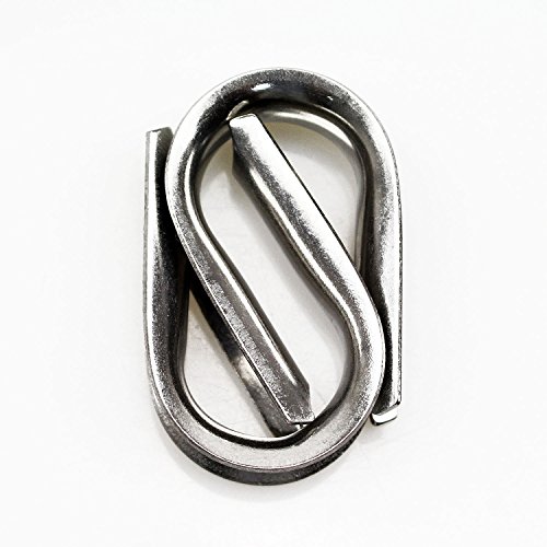 M10 304 Stainless Steel 3 8a Diameter Wire Rope Cable Thimbles Rigging 5pcs