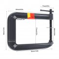 C Clamp Heavy Duty Deep Throat G Diy Carpentry Clamping Tool For Woodworking Welding Building Clamping Thickness 100 Depth