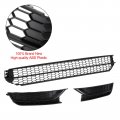 Topteng Front Lower Grille Fog Light Cover Grill Fit For Vw Passat 2012-2015