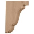 Ekena Millwork Bktw02x05x08bewa Bedford Wood Brackets 1 3 4 W X 5 D 7 2 H Walnut 