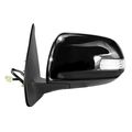 Fit System 70150t Toyota Tacoma Driver Side Textured Black Power Replacement Mirror With Turn Signal And Ptm Cover 