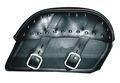 Zip-off Motorcycle Saddlebag With Studs 