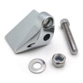 Chrome Right Mirror Adapter For Harley Davidson Dyna Softail Sportster Touring V Rod Cnc Aluminum Handlebar Mount Smt-mt384-cd1 