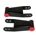 Ford F150 Pickup Rear Adjustable 2 To 3 Lowering Drop Shackles Leveling Kit 2wd Black 