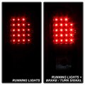 Acanii For Black 1997-2004 Dodge Dakota Led Tail Lights Brake Lamps Replacement Left Right
