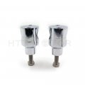Httmt Chrome 25mm 1 Bar Mount Handlebar Riser Clamp W Bolt Compatible With H-d Cruiser Custom