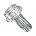 Small Parts 1212fsw Steel Thread Cutting Screw Zinc Plated Finish Hex Washer Head Slotted Drive Type F 12-24 Size 3 4 Length 