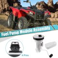 1 Set Atv Utv Electric Fuel Pump Module Assembly For Suzuki King Quad 450 500 700 750 2005-2021 Plastic Metal White 15100-31g03