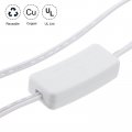 Uxcell 8ft 18 2 Lamp Cord With Switch 300v Electronic Wire Insulated Heat Resistant Electronical Flexible Cable For Led Audio