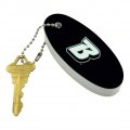 Graphics More Binghamton University Logo Floating Keychain Oval Foam Fishing Boat Buoy Key Float