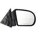 Gm49r S10 Pickup Blazer Mirror Rh Manual Non Heated Folding Textured Black Below Eyeline Type Front Right Side View 