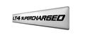 Lt4 Supercharged Black On Silver Highly Polished Real Aluminum Emblem